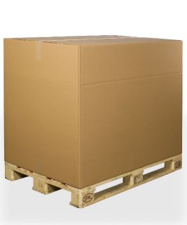 10 Faltkarton Paletten Container Karton Palettenbox 1200 x 800 x 750mm