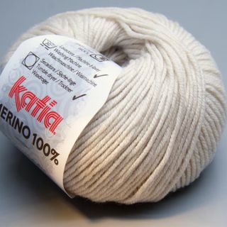Katia Merino 100% 500 cloud cream 50g Wolle Wolle