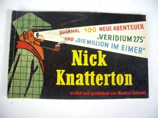 Nick Knatterton 1 Auflage 1957 / Manfred Schmidt /Comic