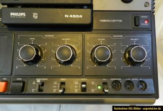 Philips Tonbandgerät Bandmaschine N4504 voll funktionstüchtig
