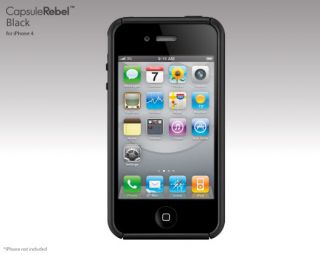 Switcheasy CapsuleRebel Black Case For iPhone 4