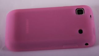 Galaxy S Plus Silikon Gummi Handy Tasche Silicon Case Pink #910