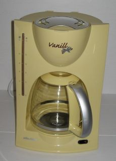 Vanille Design Kaffee Automat 900 Watt Efbe Schott Gelb Neu