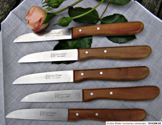 alte Messer Drei Rüben Solingen Holz Griff *neu* unbenutzt