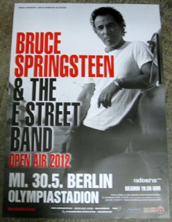 Bruce Springsteen & The E Street Band Tourposter 30.05.2012 Berlin