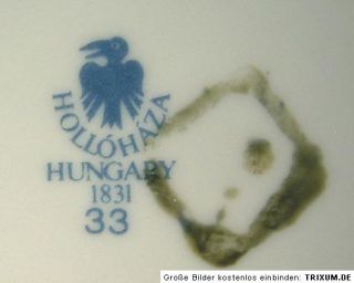 Porzellan Henkel Vase Amphore Hollóháza Ungarn 36cm