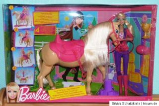 NEU*** Barbie & Tawny Reitunterricht inkl. Puppe, Pferd und