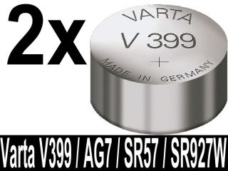 Stück Varta V399 399 Knopfzelle Batterie Uhrenbatterie SR927 SR57w