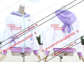 Hyperdimension Neptunia Netune Purple Heart Hoodie Cosplay Costume