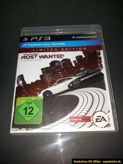 PS3 Spiel Need for Speed Most Wanted * Limited Edition * wie NEU