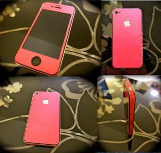 iPhone 4S Full Body Skin Kit Chromatic Pearl   Blue Metallic   3M by