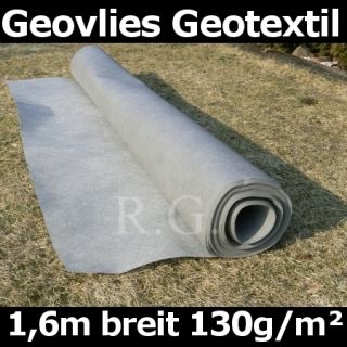 32m² Gartenvlies Vlies Geotextil Geovlies Unkrautvlies 130g/m² alle