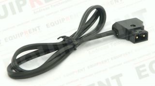 Powertap / D Tap Kabel mit Stecker (männlich). Das Kabel ist 45cm