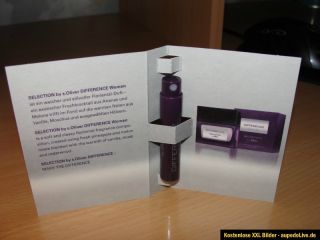 Selection by S OLIVER Difference Woman Probe 1ml Parfum UNBENUTZT und