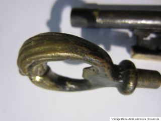 Korkenzieher Auflösung   Antik  massiv Bronze Messing Schlüssel