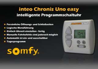 SOMFY Chronis Uno easy   automatische (zeitabhängige) und manuelle
