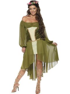 Damen Kostüm Mittelalter Maid Marion Robin Hood Jungfer Erwachsenen