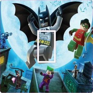 LEGO BATMAN BEDROOM LIGHT SWITCH COVER / STICKER