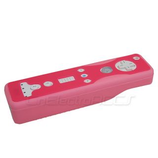 Rosa Pink Silikonhülle Silikon Tasche für Nintendo Wii