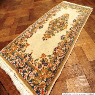 Antik Alter Handgeknüpfter Orient Perser Teppich Kirman Ghom Iran Rug