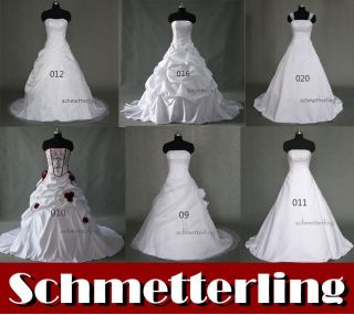 Brautkleid Hochzeitskleid 971 Weiß o.Creme/Gr.34 bis 54