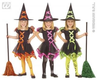Kleine freche Hexe Halloween Kostüm Mädchen Fasching Karneval