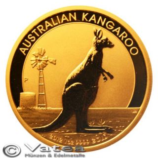 Australien 100 AUD Känguru Nugget 2012 1 Unze Gold NEU