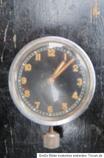 Uhr Borduhr Flugzeuguhr Fliegeruhr 401B Militär um 1940