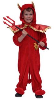 Teufelsoverall für Kinder Teufel Kinderkostüm Halloween Karneval