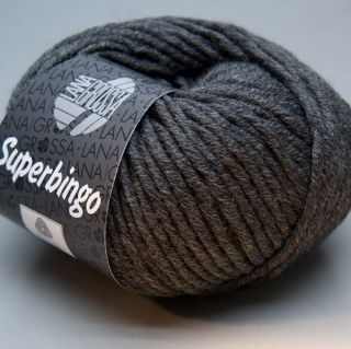 Lana Grossa Superbingo 015 antrazit 50g Wolle