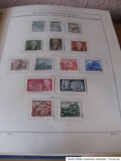 Briefmarken,Luxus DDR, Gestempelt in 2 Schaubeck VD Alben Michelwert