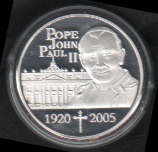 Papst Johannes Paul II Muenze Silber 1oz LIMITIERT 999 vers SELTEN
