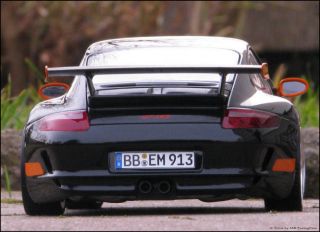 18 Tuning AUTOart Porsche 911 GT3 (Typ 997) RS orange + Echtalufelgen