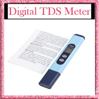 Digital TDS 0 999 Meter Tester Water Quality ppm Purity Filter With