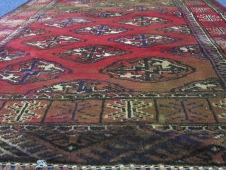 Antiker BUCHARA Orient Teppich 135 x 90cm, Wolle, Alter unbekannt