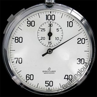 BREITLING 1/100 Minuten Stoppuhr Valjoux 321 von 1963