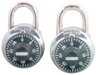 Master Lock 1500T 2 Pack Combination Alike Locks