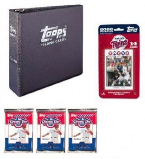 Minnesota Twins 2008 Topps Team Set with Topps 3 Ring