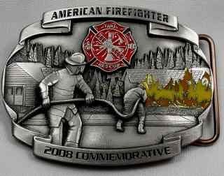 2008 American Firefighter LTD ED Buckle Clothing