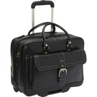  Laptop Collection Soho Leather Mobile Office (Black
