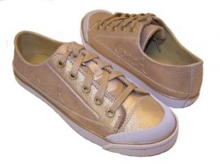 Womens Flame Metallic Duste Gold Sneakers (5.5 M US Women) Shoes
