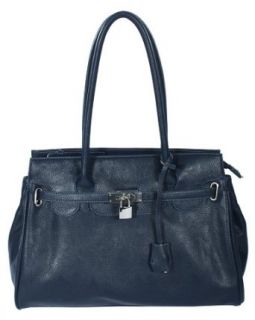 London Office Tote   Dark Blue Shoes