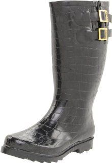 Chooka Womens Crocodilia Rain Boot Shoes