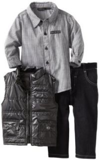 Calvin Klein Boys 2 7 Vest Set, Assorted, 3T Clothing