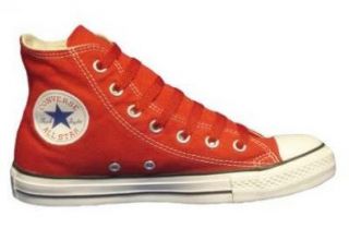 All Star Hi Top Red Canvas Shoes with Extra Pair of Red Laces Shoes