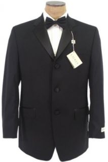 Ralph Lauren Mens Single Breasted 3 Button Solid Black