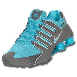 Womens Shox NZ Shoe, Dark Grey/Pure Platinum/Turquoise Blue Shoes