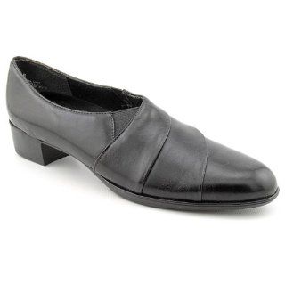 Alison Womens Size 10 Black Black Narrow Leather Loafers Shoes: Shoes