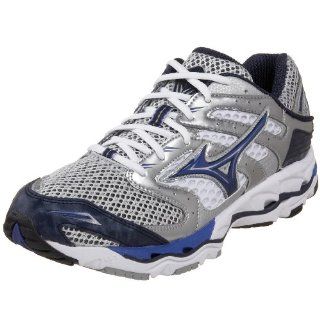 Wave Renegade 4 Running Shoe,Silver/Surf the Web/Dress Blue,8 D Shoes