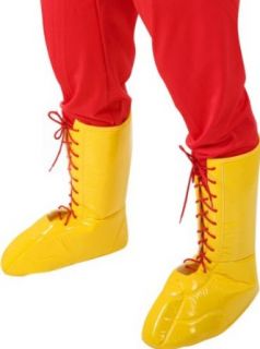 Yellow Wrestling Costume Boot Top Covers Clothing